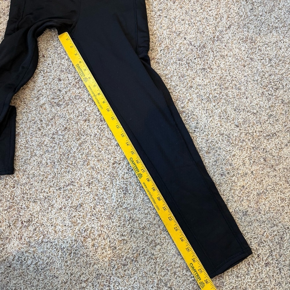 Cuddl Duds Climate Right Grid Warmth Black High-Waisted Base Layer Leggings XS - Picture 8 of 11